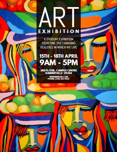 Art Exhibition Flyer Art Exhibition Flyer, Exhibition Flyer, Exhibition Poster Design, Poster Grafico, Poster Graphic Design, Exposition Photo, Galleria D'arte, Art Exhibition Posters, Art Invitation