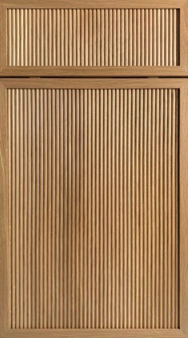 Full Overlay Cabinet Door Styles - Kountry Kraft Reeded Wood Cabinet, Carved Kitchen Cabinet Doors, Wood Paneling Kitchen Cabinets, Tiled Cabinet Doors, Reeded Wood Kitchen Cabinets, Ribbed Cabinet Door, Tambour Doors Kitchen, Kitchen Cabinet Door Profiles, Ribbed Wood Cabinet