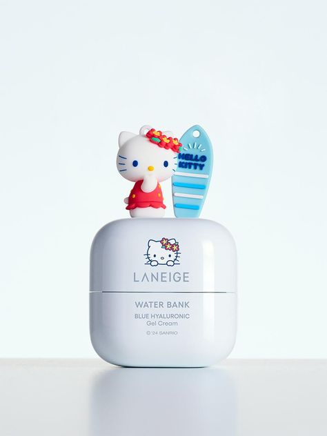 Composition : See the detailsColor : sanrio water bank gel creamCountry of Origin : KOREA Sanrio Makeup Products, Cute Skincare Products, Kawaii Skincare, Hello Kitty Skincare, Summer Lip Balm, Kitty Care, Hello Kitty Makeup, Hello Kitty Jewelry, Sephora Skin Care