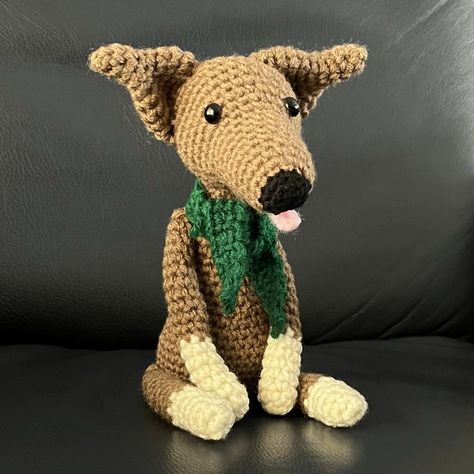 Amigurumi Easy, Italian Greyhound Dog, Crochet Pattern Instructions, Cute Amigurumi, Greyhound Dog, Whippet Dog, Crochet Terms, Staffordshire Dog, Medium Weight Yarn