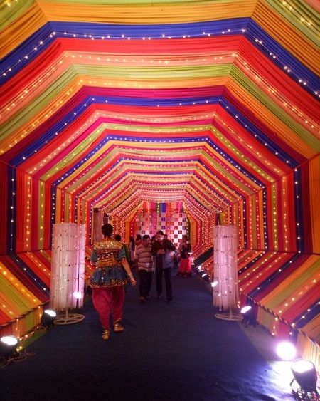 Attractive Garba Decoration Dandiya Night Background, Dandia Night Decoration, Garba Pandal Decoration, Dandiya Night Decoration For Navratri, Garba Event Decoration, Gujrati Wedding Decoration, Navratri Pandal Decoration, Dandiya Night Decoration, Dandiya Background