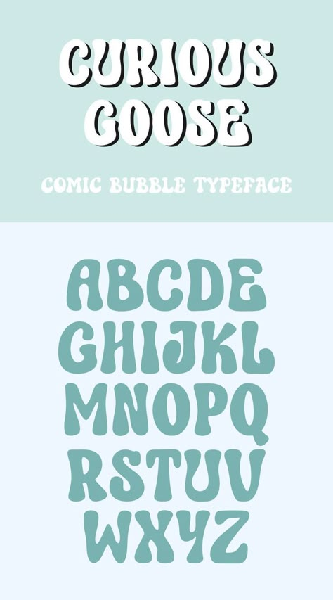 Bubble Typeface, Bubbly Lettering, Comic Book Bubble, Comic Book Font, Bubbly Font, Letras Cool, 1001 Free Fonts, Font Brush, Comic Bubble