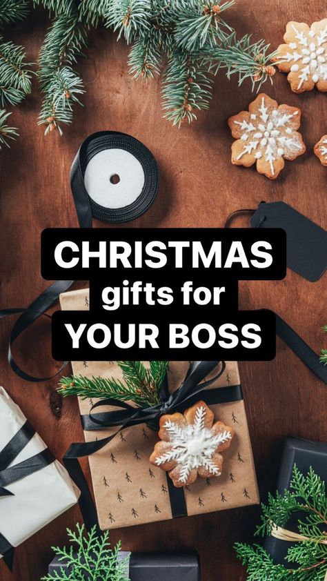 I'm telling you, you cannot go wrong with these Christmas gifts for your boss!! From pampering products to a caffiene fix, they will be obsessed with these gifts! Diy Gifts For Employees From Boss, Supervisor Christmas Gift Ideas, Gift Basket For Boss For Men, Gifts For Boss Male Christmas, Gift Ideas For Managers, Boss Gift Ideas Men, Christmas Gift For Boss Men, Gifts For Your Boss Woman, Gift Ideas For Co Workers For Christmas