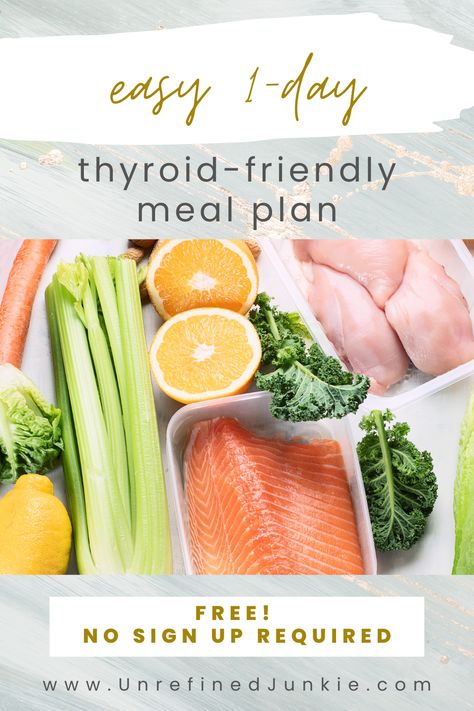 Graves Disease Meal Plan, Thyroid Friendly Recipes, Hypothyroid Diet Meal Plan, Thyroid Meal Plan, Thyroid Diet Recipes, Thyroid Healthy Foods, Thyroid Diet Plan, Inflammatory Recipes, Graves Disease