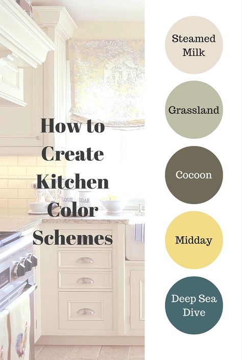 What Colors Go With Yellow Walls, Cute Kitchen Color Schemes, Cream And Yellow Kitchen, Small Kitchen Ideas Colors, How To Pick Kitchen Colors, 2023kitchen Colors, Yellow Kitchen Walls With Gray Cabinets, Bright Color Kitchen Ideas, Blue White And Yellow Kitchen