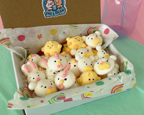 🐰🐻🐔🐤🥕 Dive into sweetness with our adorable animal-themed marshmallow set! 🍬✨ Get ready to fall in love with our handcrafted marshmallow collection that comes in an array of cute shapes - from bunnies to bears, chicks, chickens, and even little carrots. Each box is filled with at least 150 grams of the softest, most delicious marshmallows you’ve ever tasted. Crafted with love and 100% handmade, each piece is unique in shape and color, which might slightly differ from the photos. But I guara... Cute Shapes, Marshmallows, Fall In Love, Carrots, Bears, With Love, In Love, Cute Animals, Quick Saves