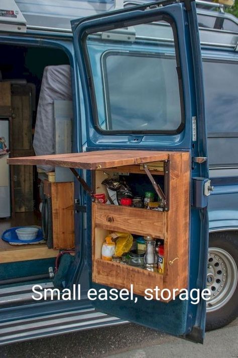 Bil Camping, Kangoo Camper, Camper Van Life, Van Storage, Kombi Home, Camper Storage, Diy Rv, Campervan Life, Van Life Diy