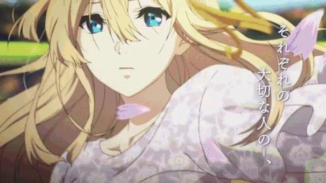 2 Violet Evergarden Gifs - Gif Abyss Diamante Azul Steven Universe, Violet Evergreen, Violet Garden, Violet Evergarden Anime, Kyoto Animation, Violet Evergarden, Cool Animations, An Anime, 귀여운 동물