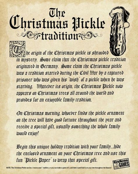 Christmas Pickle Christmas Pickle Tradition, Christmas Legends, German Traditions, Christ Centered Christmas Traditions, Sweet Letters, Christmas Poetry, German Christmas Traditions, German Christmas Decorations, Budget Friendly Christmas Gifts