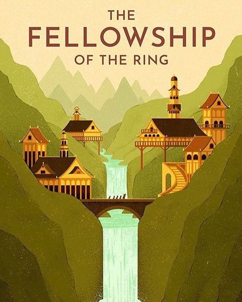 Lotr Room, Lord Of The Rings Book, The Fellowship Of The Ring, Middle Earth Art, Tolkien Art, Lotr Art, Illustration Photo, Travel Postcard, Fellowship Of The Ring