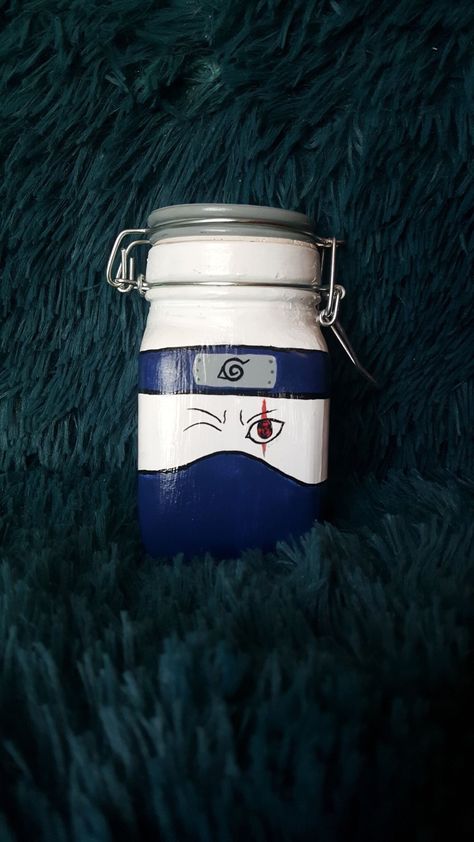 Support Black Business, Painted Jars, Jar Lights, Diy Lighting, Craft Time, Drink Sleeves, Boyfriend Gifts, Hand Painted, Anime