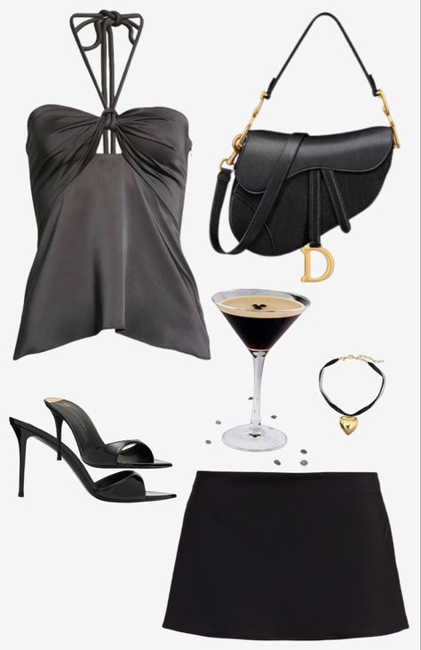 Black 
Club Outfit
Going Out Outfit
Dinner Outfit
Mini Skirt
Trendy
Dior

#ootd #fashion #casual #comfycute #casualfashion #tankoutfit #blacktop #clearspring #backtoschool #blackpurse #trendyheels #cleangirl #cleangirloutfit #slickbackhair #slickbun #bun #goldhoops #sunglasses #bigsunglasses #sumerfashion #easyoutfit #everydayoutfit #fashioninfluencer #fashionblogger #outfitinspo #nightlife Cute Going Out Outfits, Classy Going Out Outfits, Drinks Outfits, Go Out Outfit Night, Going Out Outfit, Looks Pinterest, Clubbing Outfits, Nashville Outfits, Outfit Layout