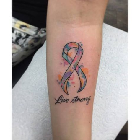 Pink Ribbon Tattoos, Lavender Ribbon, Survivor Tattoo, Tattoo Band, Awareness Tattoo, Band Tattoos, Kunst Tattoos, Armband Tattoo Design, Wild Tattoo