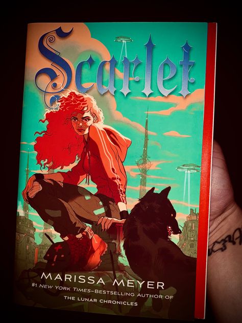 Book scarlet by marissa meyer! #bookworm #fyp #pinterest #tuesdaythoughts #bookworm #thelunarchronicles #books Scarlet Lunar Chronicles, Nook Glowlight, The Lunar Chronicles, Marissa Meyer, Art Inspiration Drawing, Bestselling Author, New York Times, Scarlet, Cover Art