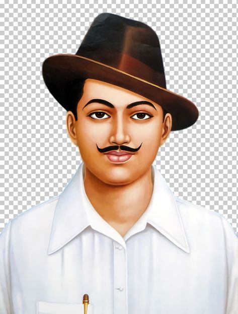 Bhagat Singh Wallpapers, Shaheed Bhagat Singh, Freedom Fighters Of India, Shivaji Maharaj Hd Wallpaper, Happy Independence Day India, Transparent Background Image, Full Hd Photo, Bhagat Singh, Photo Album Layout