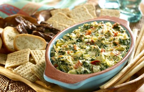 Hot Spinach & Artichoke Dip | Knorr US Spinach Dip Knorr, Knorrs Vegetable Spinach Dip Recipe, Knorr Vegetable Soup Mix Spinach Dip, Knorr Hot Spinach Dip Recipe, Copycat Knorr Vegetable Dip, Southwest Chicken Chili, Hot Spinach Artichoke Dip, Brown Cheese, Hot Spinach Artichoke Dip Allrecipes