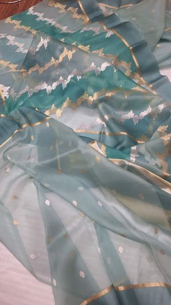 Pure Handloom organza Kora Rangkat silk sarees Pure Organza Silk Sarees, Kora Organza Sarees, Kora Sarees, Sarees With Price, Kora Silk Sarees, Silk Sarees With Price, Organza Silk Saree, Saree Designs Party Wear, Organza Sarees