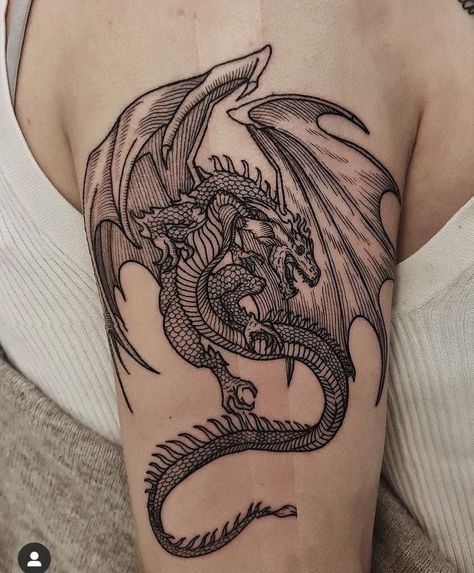 Woodcut Dragon Tattoo, Etching Tattoo Linework, Grime Tattoo, Traditional Dragon Tattoo, Dracula Tattoo, Etching Tattoo, Free Tattoo Designs, Dragon Tattoo Designs, Line Work Tattoo