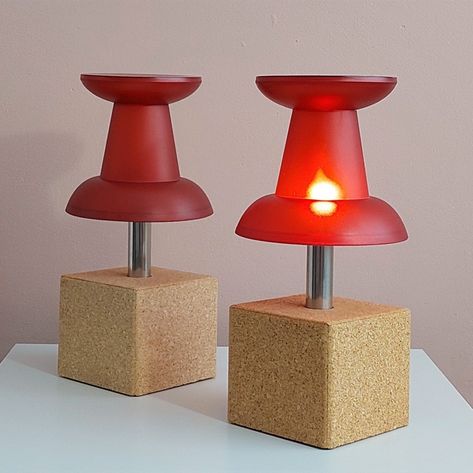 Large Pop Art Push Pin Table Lamps by Justin Cheung, 1990's | #228805 Push Pin Lamp, Pushpin Lamp, Funky Table Lamps, Pop Art Lamp, Fun Table Lamp, Things That Look Like Other Things Decor, Weird Lamps, Fun Lamps, Funky Table Lamp