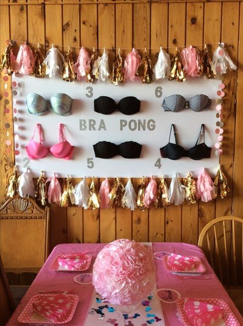 Bra Pong, Bachelorette Party Checklist, Bachelorette Party Essentials, Bachelorette Diy, Disney Bachelorette, Bachelorette Party Weekend, Creative Origami, Awesome Bachelorette Party, Diy Bachelorette Party