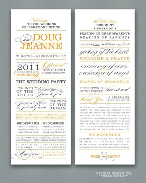 Wedding Ceremony Programs Template, Ceremony Program Template, Block Text, Wedding Ceremony Programs, Wedding Programs Template, Ceremony Programs, Hawaiian Wedding, Program Ideas, Invitation Inspiration