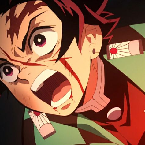 Tanjiro Screaming, Tanjiro Manga, Tanjiro Kamado, Slayer Anime, Demon Slayer, Anime Icons, Anime, Quick Saves, Art