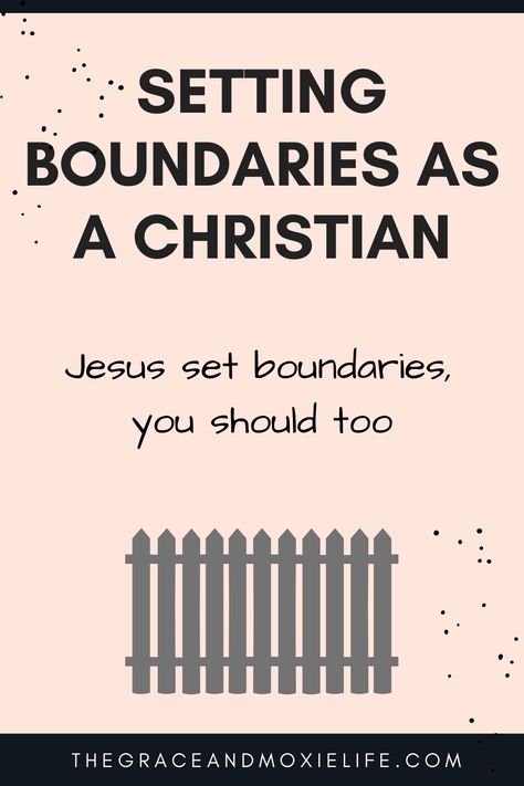 Setting boundaries is hard for many people. But as people who are supposed to love and serve, it can be hard to know if and where we should draw lines. Jesus set boundaries and so should you. Check out my blog post for more! It’s Ok To Set Boundaries, People Pleaser Boundaries, Scriptures About Boundaries, Setting Boundaries With Addicts, Boundaries Vs Grudges, Friendship Boundaries Activities, How To Draw Boundaries, Setting Biblical Boundaries, Setting Healthy Boundaries Quotes