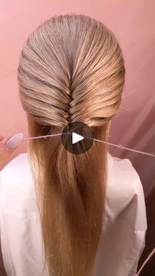 Faux Fishtail, French Fishtail Braid, Fishtail Braid Tutorial, Softball Hair, French Fishtail, Fishtail French Braid, Softball Hairstyles, Beautiful Braided Hair, Fishtail Braid