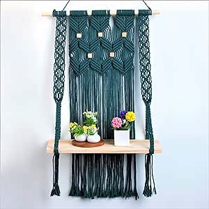 Room With Window, Paneling Ideas, Green Macrame, Indoor Plant Wall, Macrame Shelf, Window Plants, Rope Decor, Grass Wall, Hanging Plant Wall