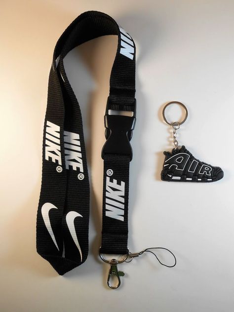 NIKE LANYARD WITH MATCHING NIKE SHOE KEYCHAIN Aesthetic Lanyard, Nike Keychain, Car Keychain Aesthetic, Nike Lanyard, Shoe Keychain, Keychain Aesthetic, Cute Lanyard, New Car Accessories, Cool Keychains