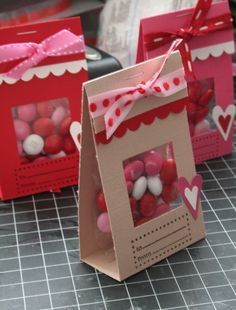 Verpackung Diy Treat Bag, Romantic Valentines Day Ideas, Valentines Bricolage, Romantic Ideas, Diy Treats, Cadeau Diy, Valentine Ideas, Valentines Gifts For Boyfriend, 15 Diy