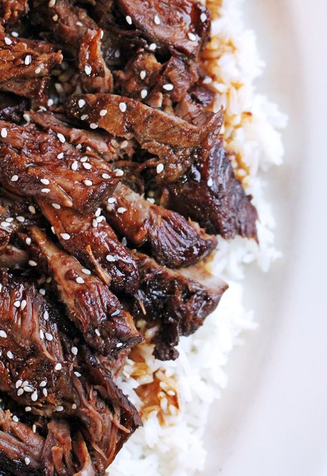 Slow Cooker Sticky Asian Lamb Recipe. A delicious tender Asian BBQ flavored dish that can be served over rice or noodles. #LocalLambGlobalFlavor #CleverGirls Best Lamb Recipes, Asian Bbq, Lamb Dinner, Slow Cooker Lamb, Lamb Recipe, Lamb Dishes, Shredded Beef, Lamb Recipes, Slow Cooker Chicken