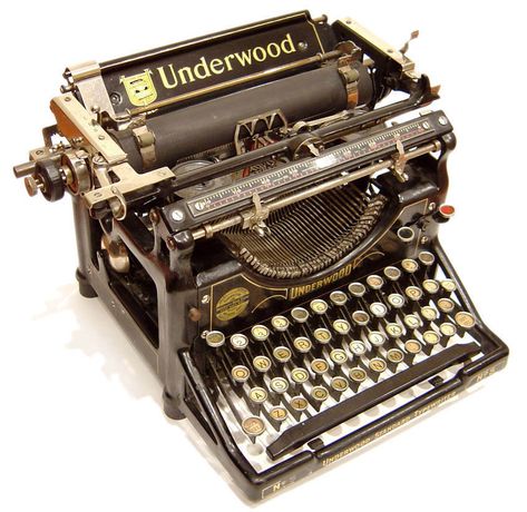 images of animated antique pianos | This is the Underwood 5 in Richard Polt 's Collection, the one I used ... Underwood Typewriter, Learn To Type, Antique Typewriter, Old Technology, Vintage Typewriters, Writing Tools, The Good Old Days, Belle Epoque, Vintage Love