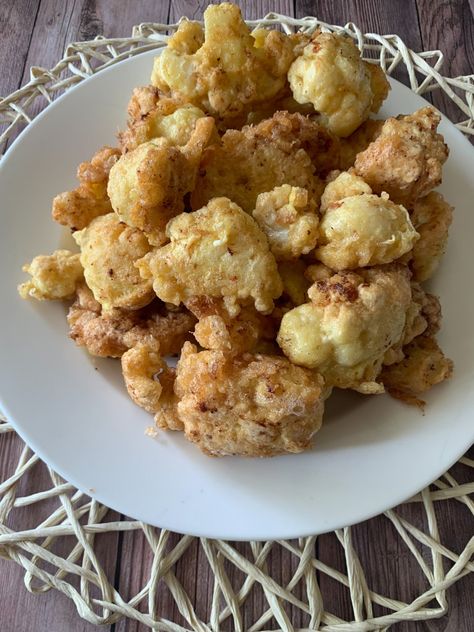 Cavolfiore Fritti | Fried Cauliflower – A Taste of Amore Italian Fried Cauliflower, Batter Fried Cauliflower, Italian Cauliflower Recipes, Italian Cauliflower, Breaded Cauliflower, Deep Fried Cauliflower, Italian Fries, Cauliflower Bread, Cauliflower Fritters