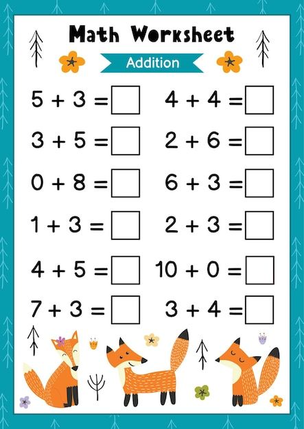 Math worksheet for kids Premium Vector | Premium Vector #Freepik #vector #worksheet #mathematics-numbers #math #school-tree Logic Math, Kindergarten Math Worksheets Addition, Worksheet For Kids, Preschool Writing, Addition Worksheets, Numbers For Kids, Kids Math Worksheets, Math Addition, Kindergarten Math Worksheets