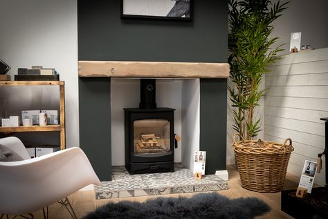 Charnwood Aire 5, House Lounge, Log Fire, Victorian Terrace House, Fireplace Shelves, Inglenook Fireplace, Fireplace Built Ins, Cosy Living, Cosy Living Room