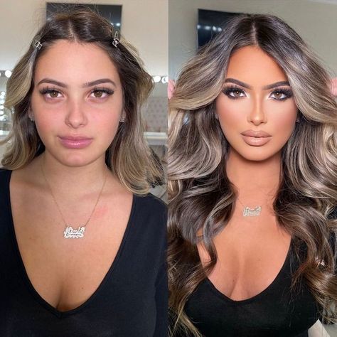 Private Instagram, Dramatic Wedding Makeup, Glam Wedding Makeup, Brunette Makeup, Formal Makeup, Full Glam, Glam Makeup Look, Glam Look, Bridal Makeup Looks