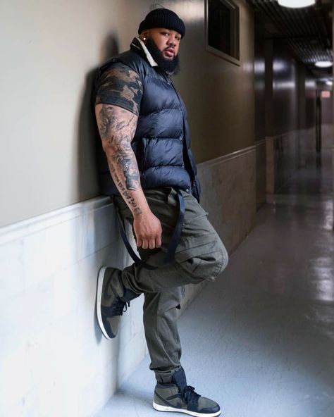 Big Men's Fashion, Big And Tall Black Men Fashion, Chubby Black Man, Big Guy Fashion Casual, Big Man Fashion, Fat Black Man, Thick Black Men, Plus Size Black Men, Husky Mens Fashion