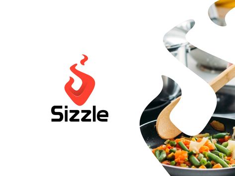 Sizzle Restaurant Logo by The Design Agency Sizzling Logo Design, Restaurant Logo Design Ideas, Love Hotel, Cafe Logo Design, Pizza Logo, 3d Mockup, Coffee Brand, Restaurant Logo, Cafe Logo