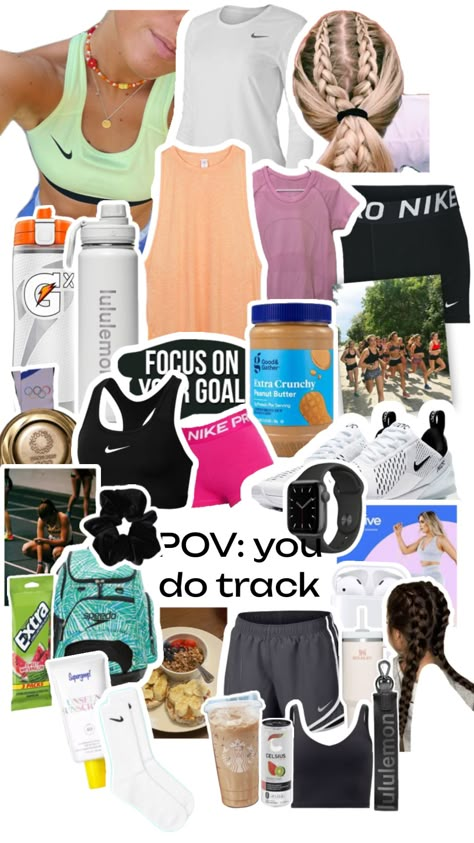 Track And Field Aesthetic Outfit, Track Body Goals, Track Snacks, Track And Field Outfits, Cross Country Motivation, Track Szn, Track Motivation, Track Fits, Track Aesthetic