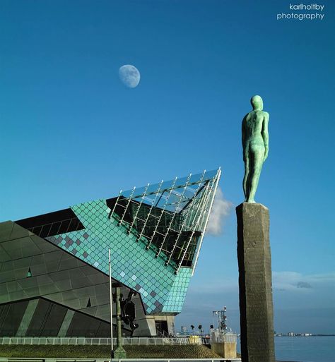 The Watcher statue and The Deep, Kingston upon Hull, East Yorkshire, England Yorkshire City, Hull England, The Watcher, Kingston Upon Hull, Photograph Video, Hull City, East Yorkshire, Uk City, City House