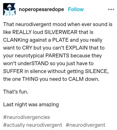 Neurodivergent Room Ideas, Tumblr Neurodivergent, Looks At You With My Neurodivergent Eyes, Neurotypical Vs Neurodivergent, Neurodivergent Funny, Neurodivergent Tumblr, Neurodivergent Music, Neurodivergent Characters, Neurodivergent Aesthetic