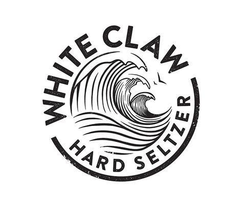 WHITE CLAW RASPBERRY - Crescent Crown White Claw Logo, White Claw Hard Seltzer, Gluten Free Alcohol, White Claw, Vodka Soda, Seltzer Water, Beer Pong Tables, Temp Tattoo, Hard Seltzer