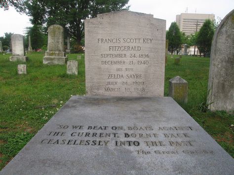 The final resting place of the tragic king and queen of the Jazz Age is tucked away in a small Maryland graveyard. Scott And Zelda Fitzgerald, Francis Scott Key, Zelda Fitzgerald, Rockville Maryland, The Jazz Age, Atlas Obscura, F Scott Fitzgerald, Unusual Things, Jazz Age