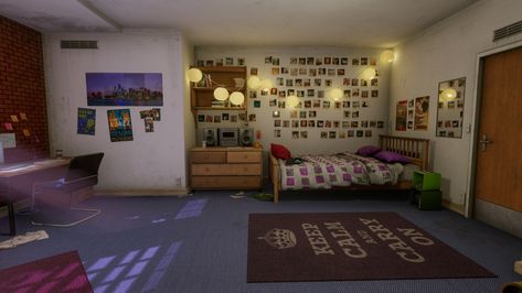 Strange Decor, Life Is Strange 3, Student Dorm, Nyc Apartment, Life Is Strange, Sims House, Bedroom Aesthetic, College Student, Room Aesthetic