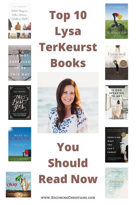 This blog gives you a quick but comprehensive list of the books of Lysa TerKeurst along with a short description of them so you know exactly which one to read. Lysa Terkeurst Books, Made To Crave, Bible Study Books, Lysa Terkeurst, Books You Should Read, Top Books, Famous Books, Books Of The Bible, April 2024