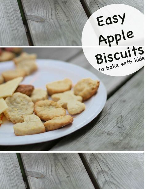 Apple Biscuits Recipes, Apple Biscuits, Easy Biscuit, Easy Biscuit Recipe, Baking Recipes For Kids, Weaning Recipes, Baking Book, Kids Healthy, Biscuits Easy