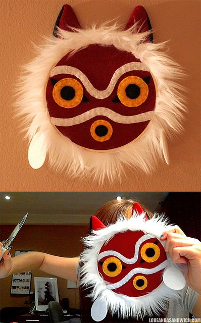 Miyazaki Embroidery, Ghibli Reference, Studio Ghibli Diy, Mononoke Mask, Studio Ghibli Party, Studio Ghibli Crafts, Totoro Party, Bee Quilt, Geek Crafts