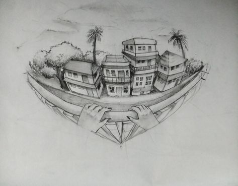 5point Perspective, 5 Point Perspective Drawing, 5 Point Perspective, Exam Help, Perspective Pictures, 3 Point Perspective, Perspective Sketch, One Point Perspective, Alternative Wedding Dresses