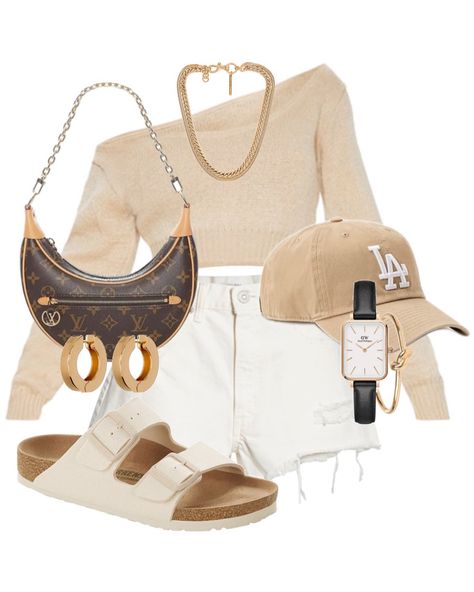 casual street style outfit pairing the louis vuitton loop bag with a baseball cap Louis Vuitton Summer Outfit, Outfit With Louis Vuitton Bag, Louis Vuitton Loop Bag Outfit, Lv Loop Bag Outfit, Lv Bag Outfit, Styling Birkenstocks, Baseball Caps Women Outfits, Louis Vuitton Loop Bag, Louis Vuitton Outfits Women